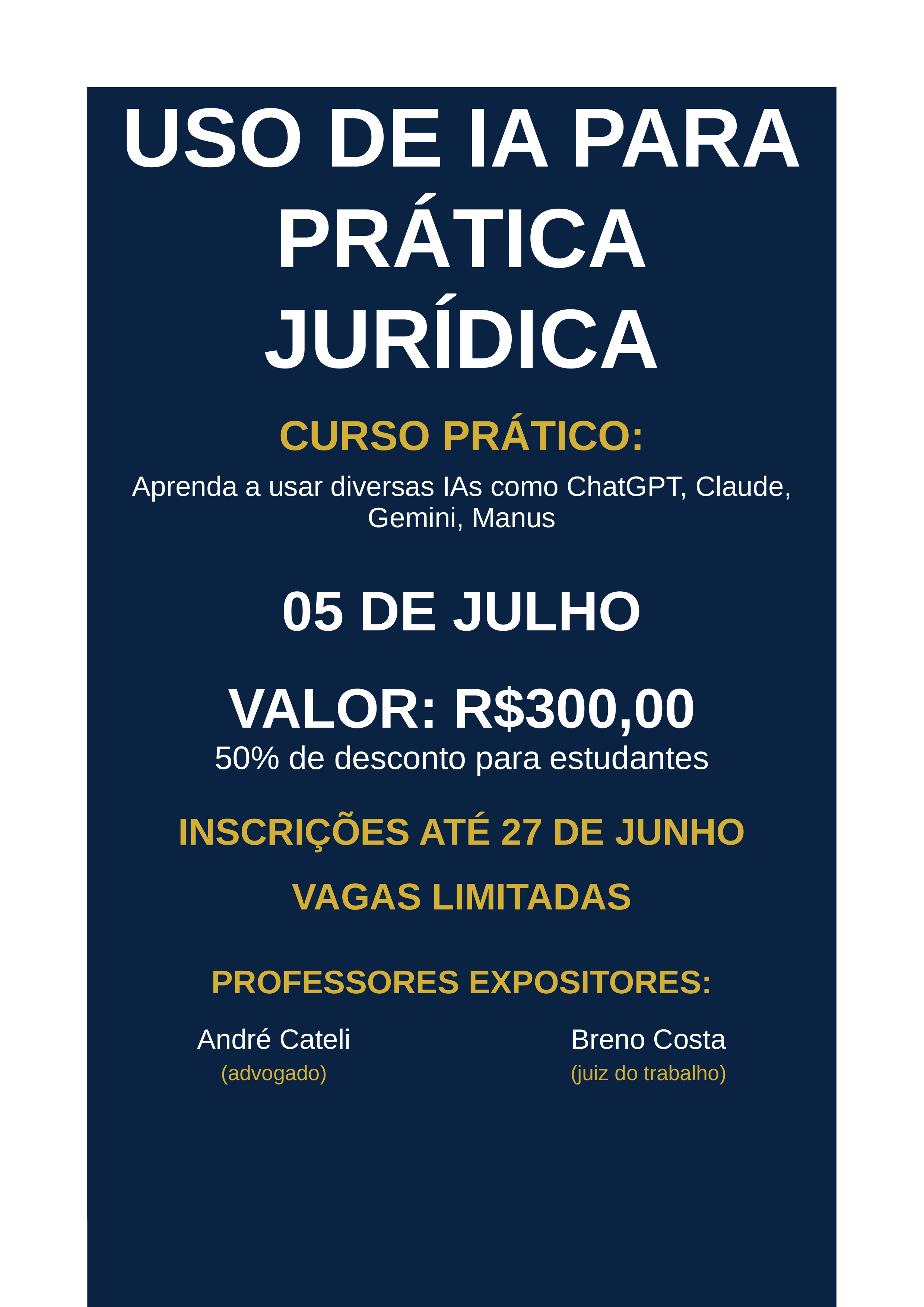 Curso de IA para Prática Jurídica